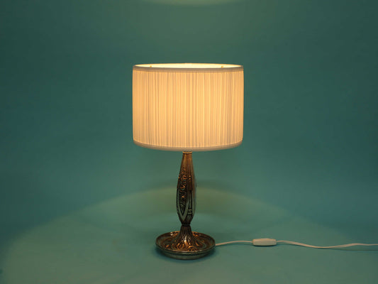 シルバーテーブルランプ