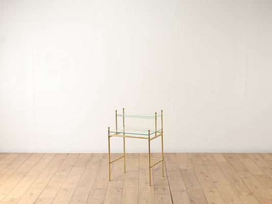 グラストップサイドテーブル