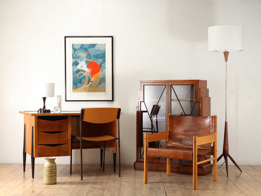 ブラジリアンレザーアームチェア