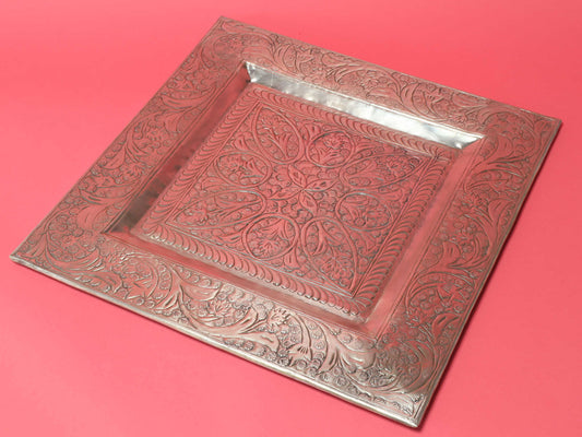 スクエアトレイ シルバー