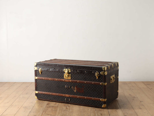 LOUIS VUITTON DAMIER レザースチーマートランク