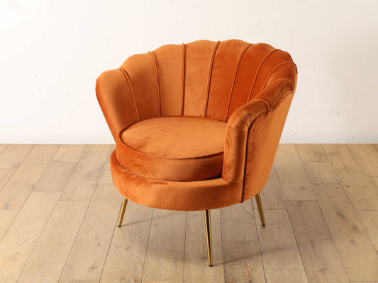 アームチェア ブラウン AUDREY