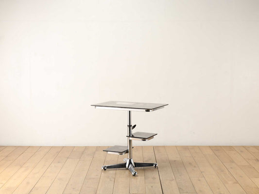 ALLEGRI ARREDAMENTIクロムトロリーサイドテーブル