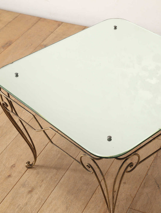 イタリアンミラートップコーヒーテーブル