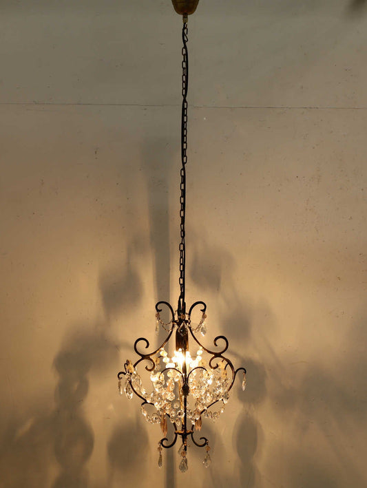 シャンデリア ピンク