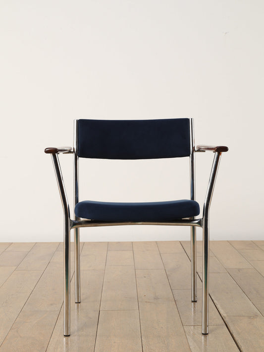 クロムアームチェア