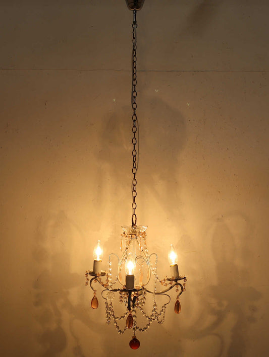 シャンデリア ピンク