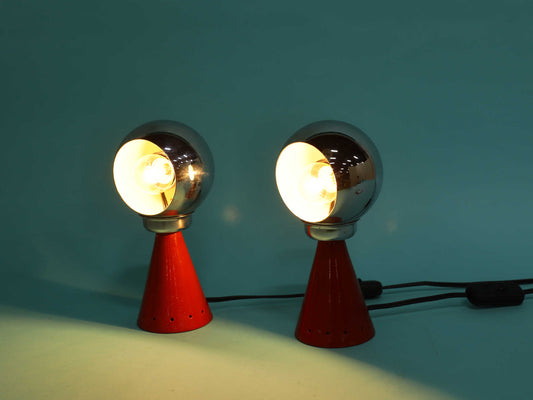 イタリアンペアアイボールテーブルランプ