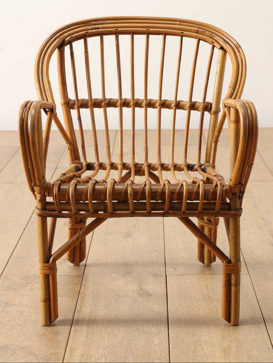 イタリアンキッズバンブーアームチェア
