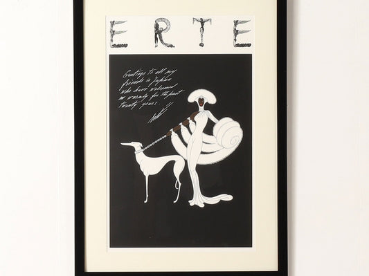 エルテ Ebony and White ポスター