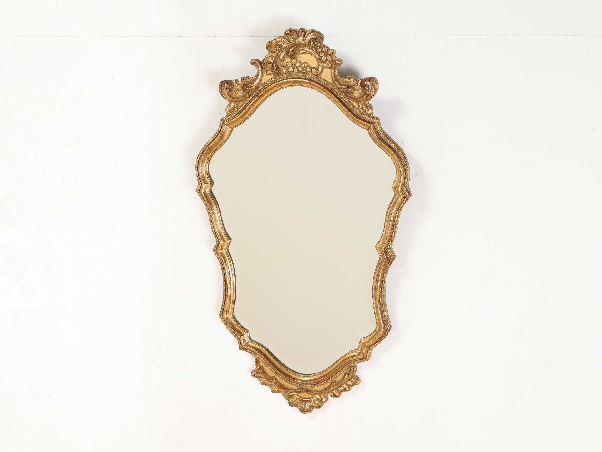 ロイズアンティークス 焼印あり オーバル ウォールミラー 壁掛け鏡 真鍮枠