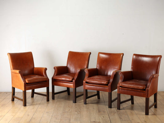 レザーアームチェア