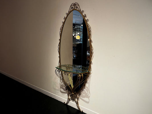 PIER LUIGI COLLI ウォールミラーwithコンソールテーブル