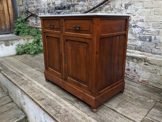 マーブルトップサイドボード