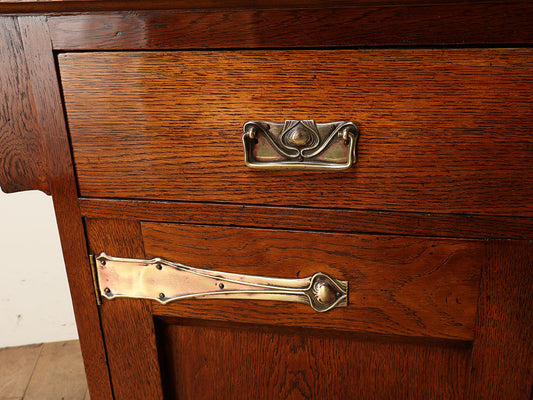 アールヌーヴォーミラーバックサイドボード