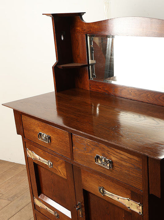 アールヌーヴォーミラーバックサイドボード