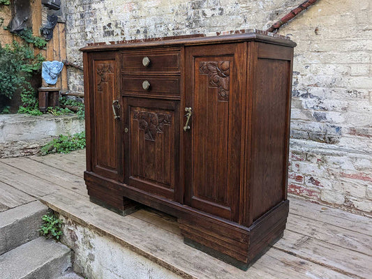 マーブルトップ サイドボード