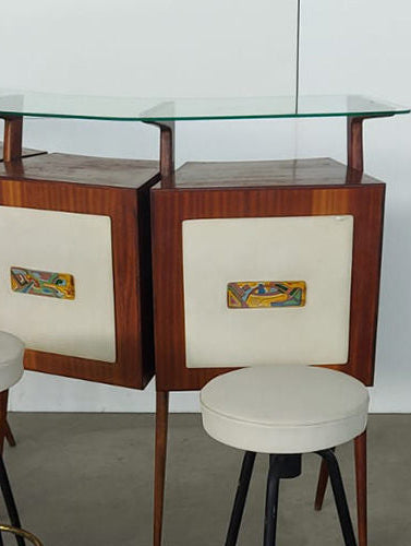 イタリアンバーカウンター with 3スツール