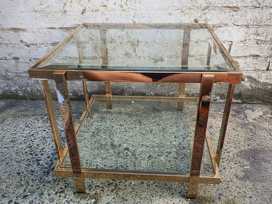 グラストップコーヒーテーブル