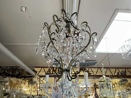 シャンデリア ピンク