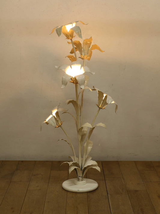 フラワーフロアランプ