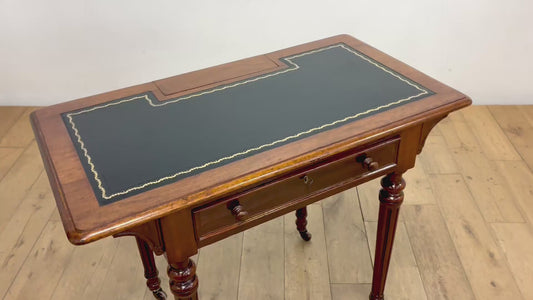 レザートップデスク