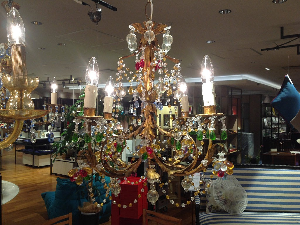 シャンデリア フルーツ | ロイズ・アンティークス | ヨーロッパの