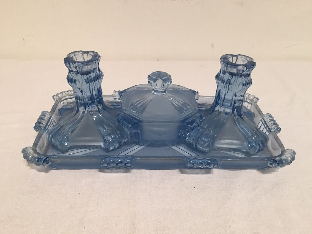 トリンケットセット ブルー | ロイズ・アンティークス | ヨーロッパの