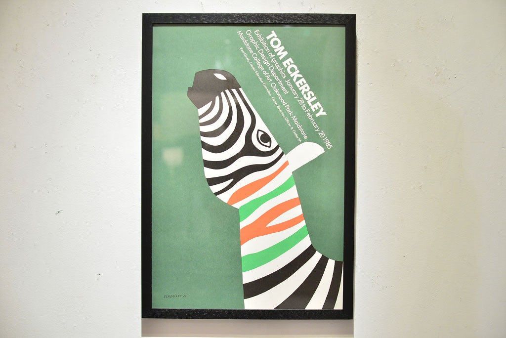 ポスター ZEBRA Tom Eckersley | ロイズ・アンティークス | ヨーロッパ