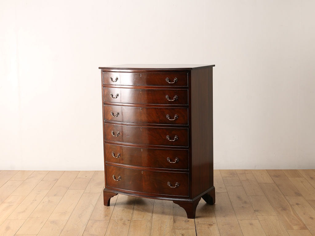 イギリス　ロイズアンティークス　トールボーイ ブラウン木製チェスト イギリス ロイズアンティークス トールボーイ ブラウン木製チェスト