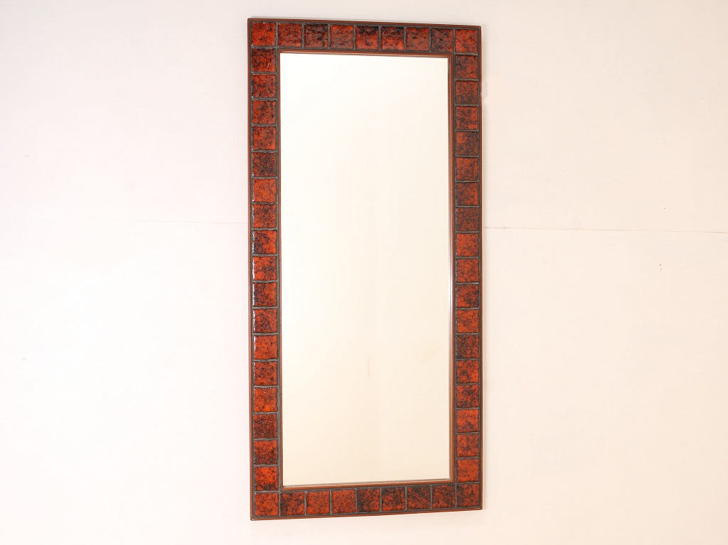 タイルドウォールミラー | ロイズ・アンティークス | ヨーロッパの