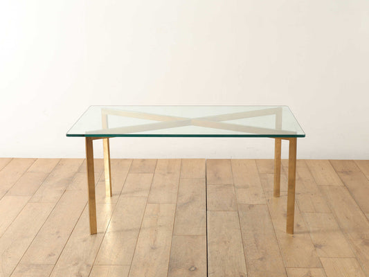 イタリアングラストップコーヒーテーブル