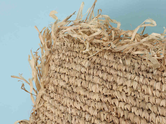 ラフィアクッション