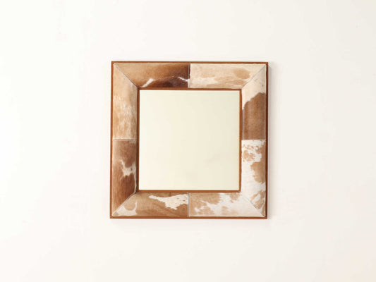 レザーウォールミラー