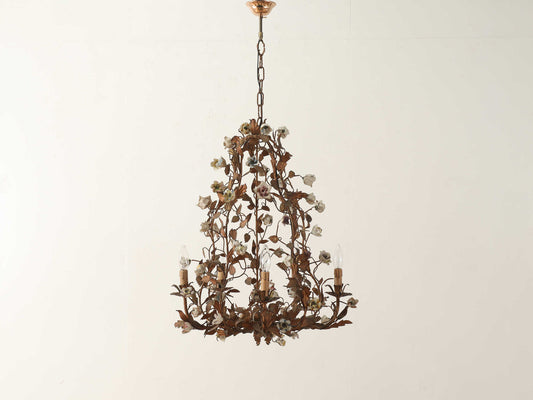 イタリアンフラワーシャンデリア