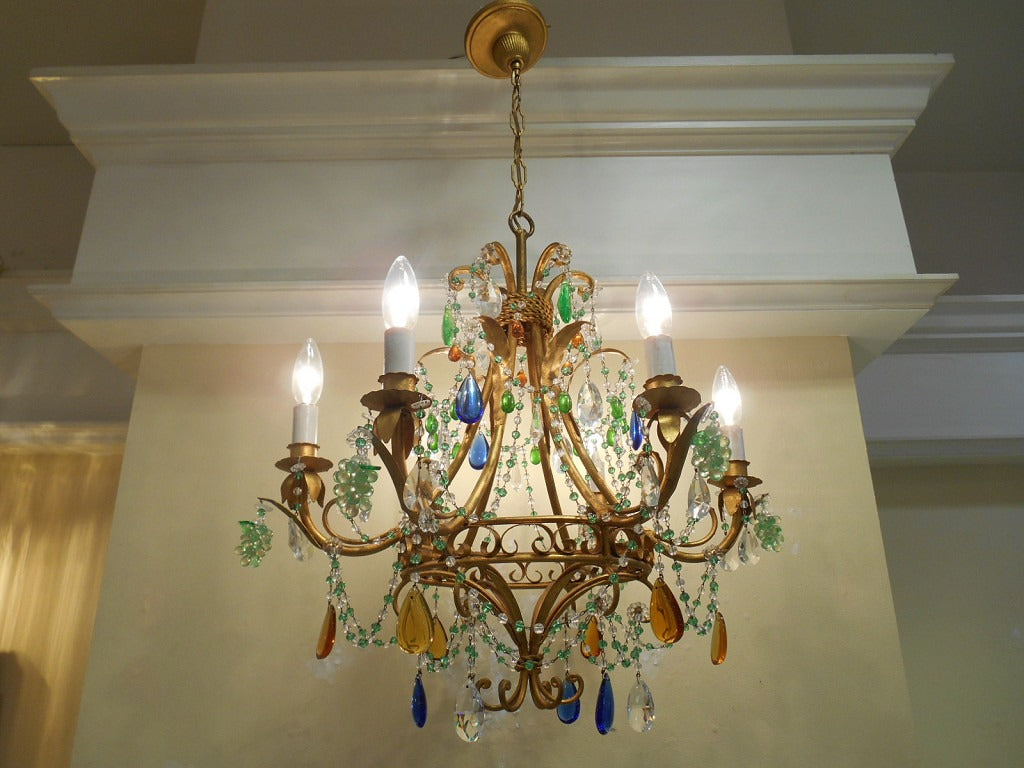 シャンデリア フルーツ | ロイズ・アンティークス | ヨーロッパの