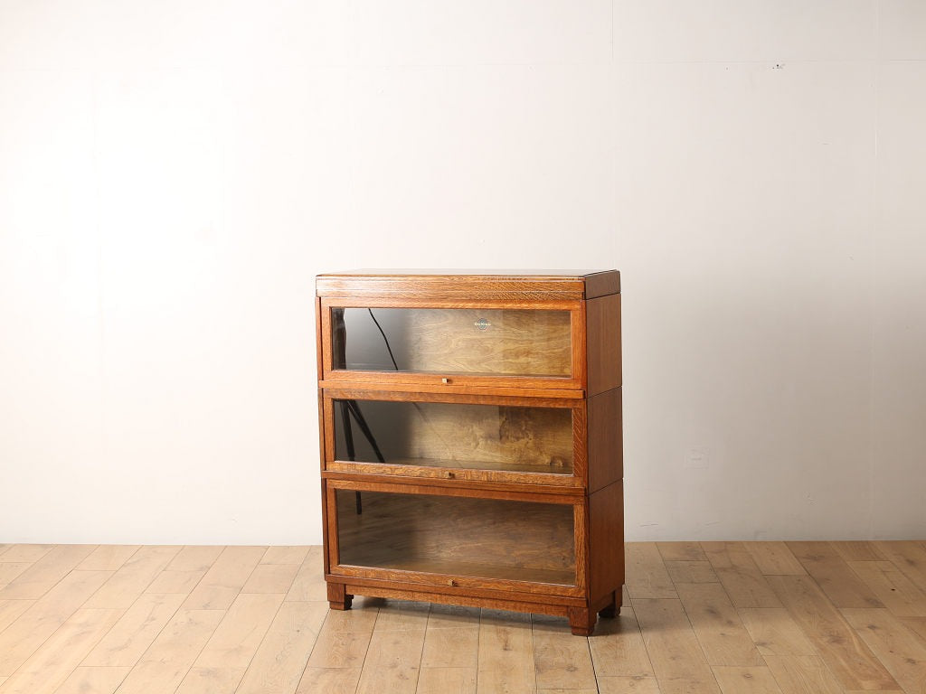 L3705-269 英国ヴィンテージ Jentique ブックケース 食器棚 L3705-269