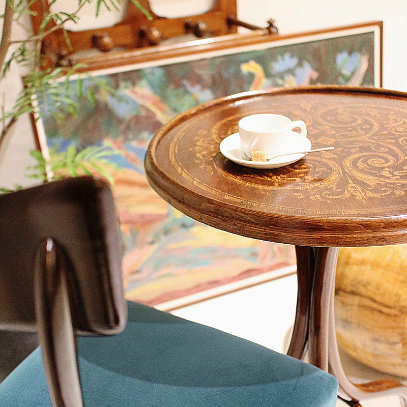 ︎︎⟡ベントウッドチェア ヴィンテージ 水色⟡ トーネット（THONET）ベントウッドチェア・曲木椅子 | Lloyd's Antiques
