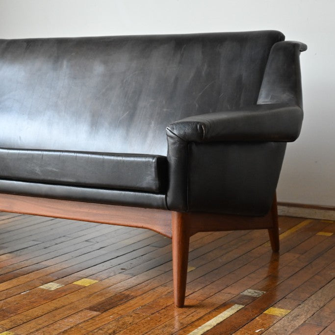 Johannes Andersen Leather Sofa