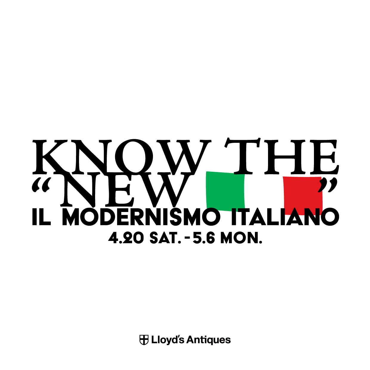 KNOW THE 'NEW　　　' - Il modernismo Italiano -
