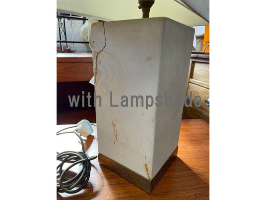 トラバーチンテーブルランプ