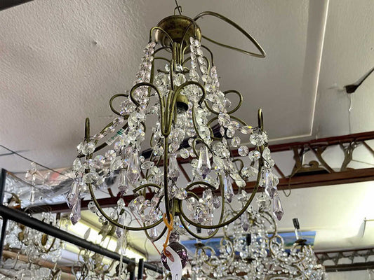 シャンデリア　パープル