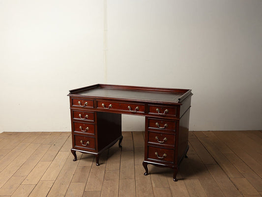 レザートップデスク