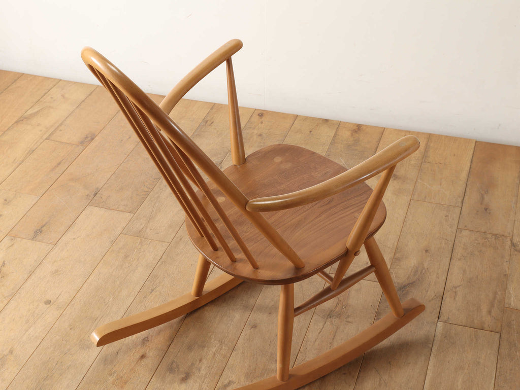 L3705-241 英国アンティーク ERCOL ロッキングチェア クエーカー IMG_0109_4afb318c-93c4-4af1-