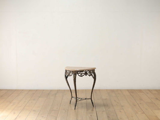 マーブルトップコンソールテーブル