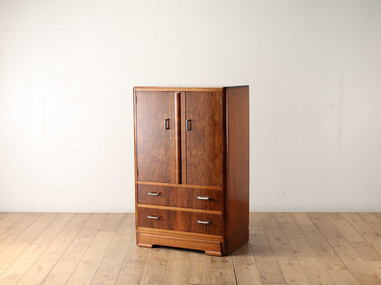 英国 ヴィンテージ クローゼット 5段 ワードローブ 収納 家具 レトロ