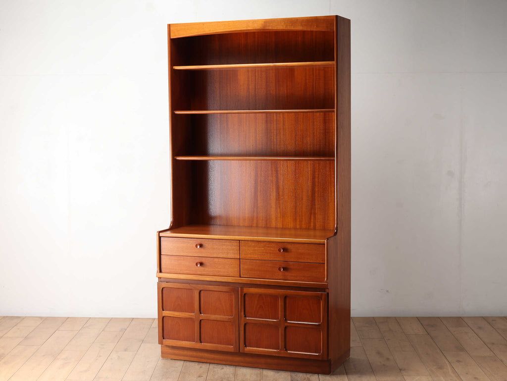 最終価格Nathan ネイサン キャビネット本棚シェルフアンティーク家具小