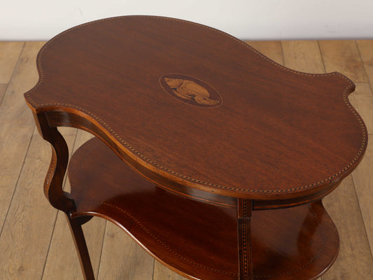 インレイキドニーランプテーブル