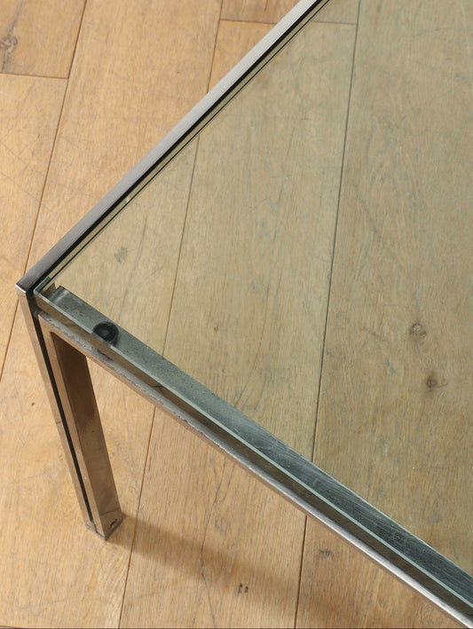 ROSS LITTELL グラストップコーヒーテーブル