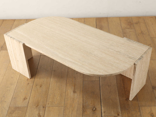 トラバーチンコーヒーテーブル